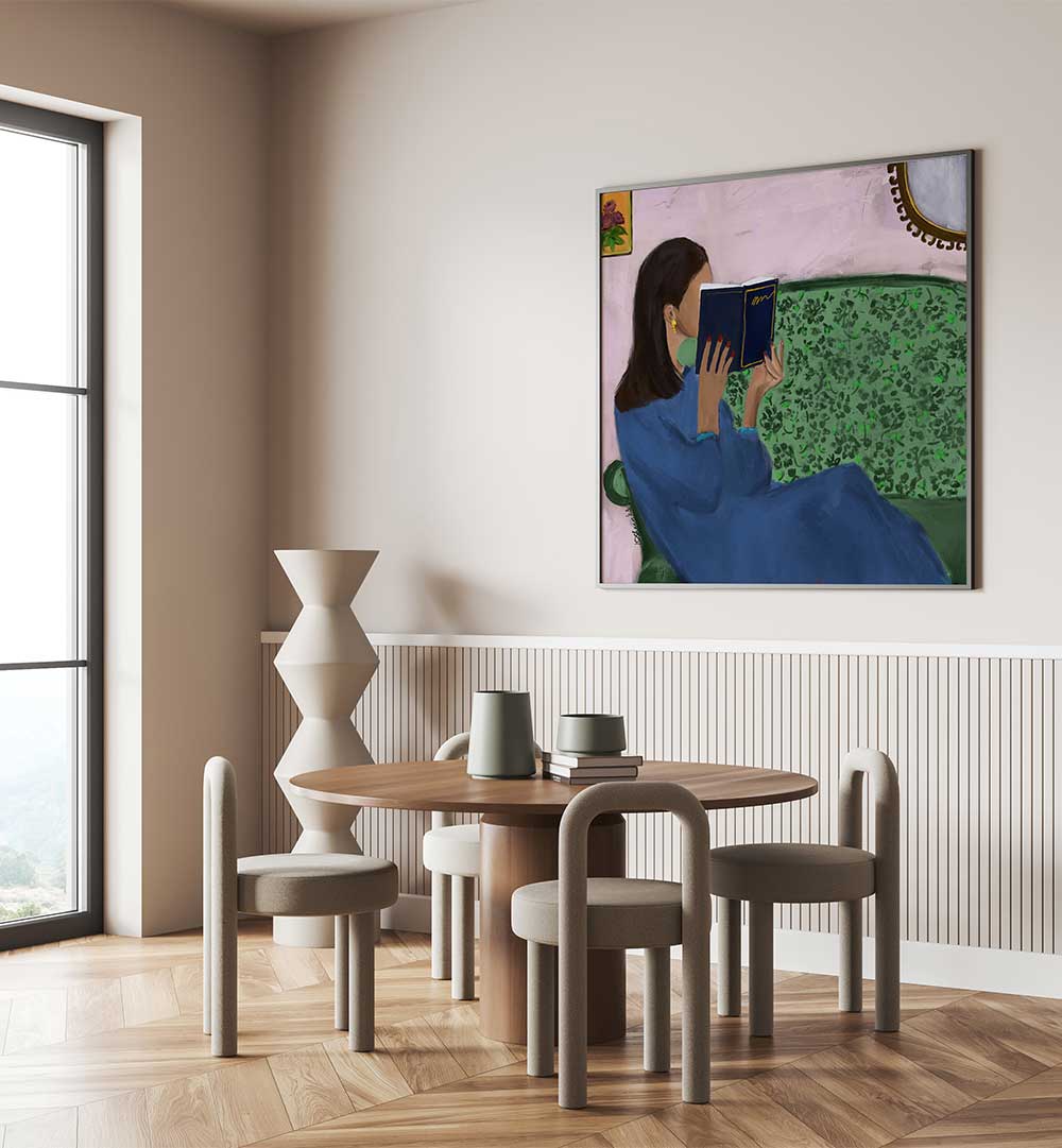 AFTERNOON ESCAPE , PORTRAITS & FIGURATIVE ILLUSTRATIONS