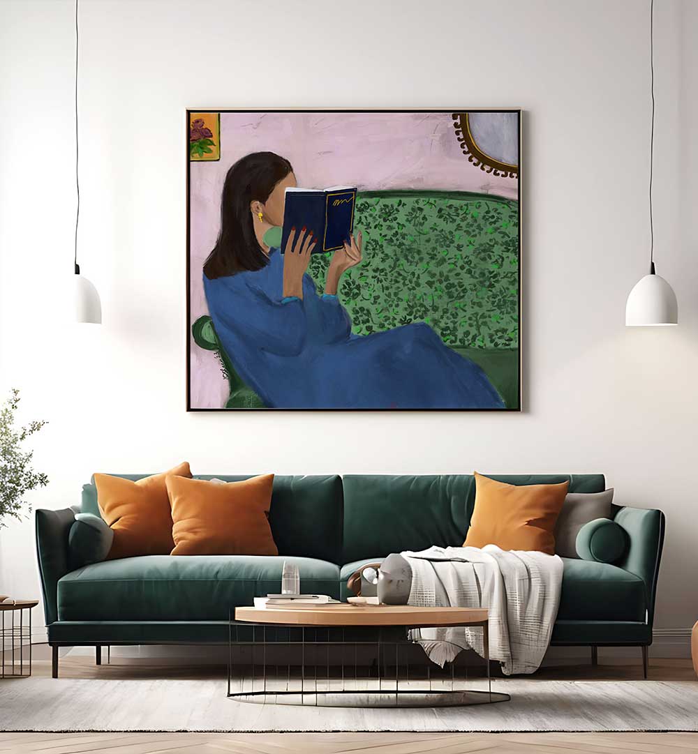 AFTERNOON ESCAPE , PORTRAITS & FIGURATIVE ILLUSTRATIONS
