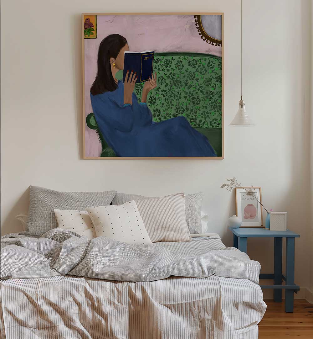 AFTERNOON ESCAPE , PORTRAITS & FIGURATIVE ILLUSTRATIONS