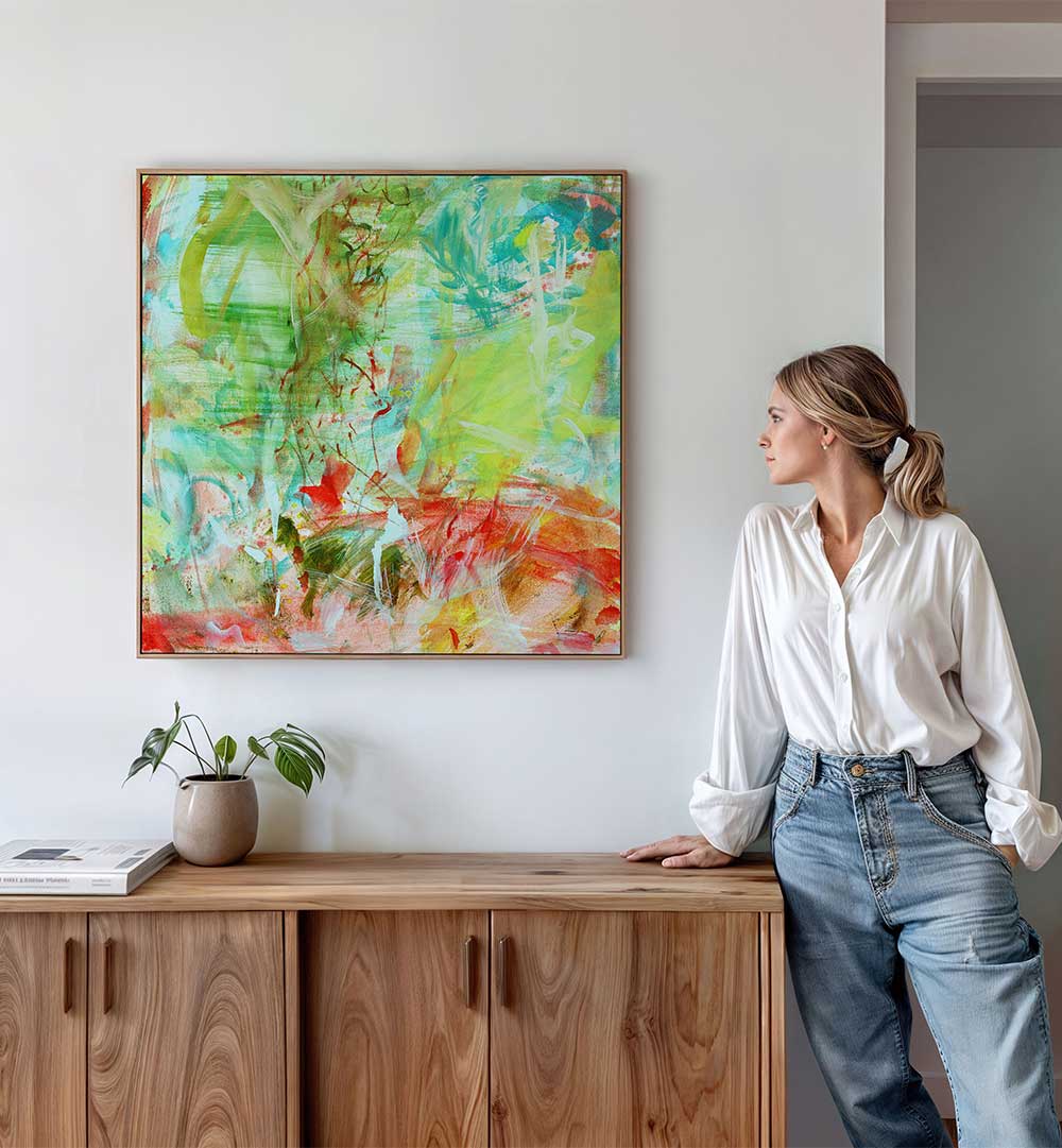 AHNUNG , ABSTRACT PAINTINGS