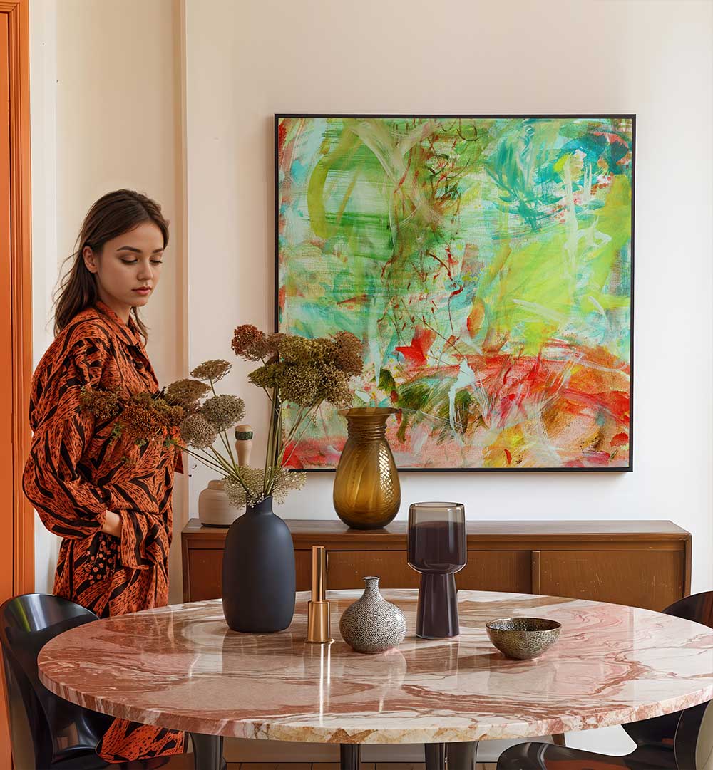 AHNUNG , ABSTRACT PAINTINGS