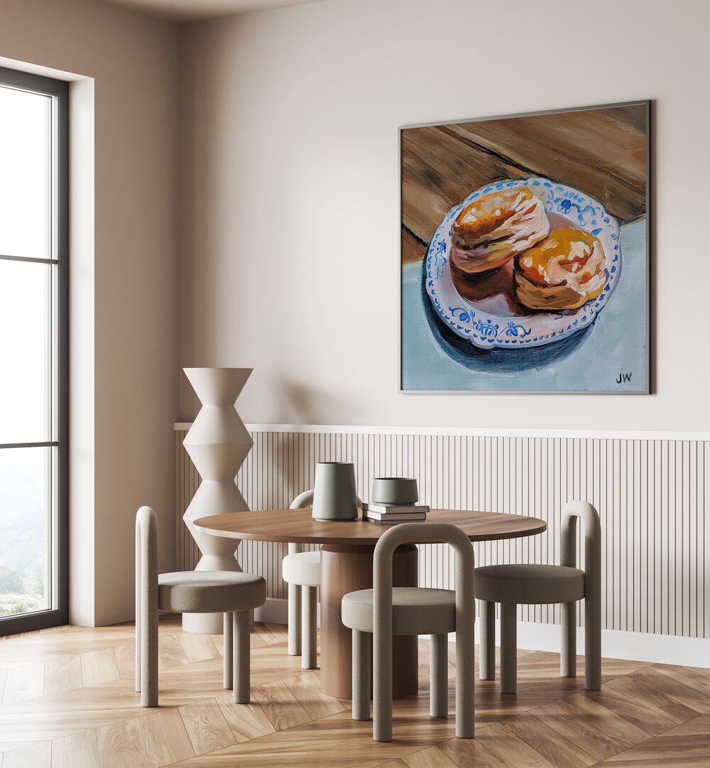 Enhance your kitchen decor with ALABAMA, KITCHEN POSTERS featuring delicious biscuits on a beautiful plate.