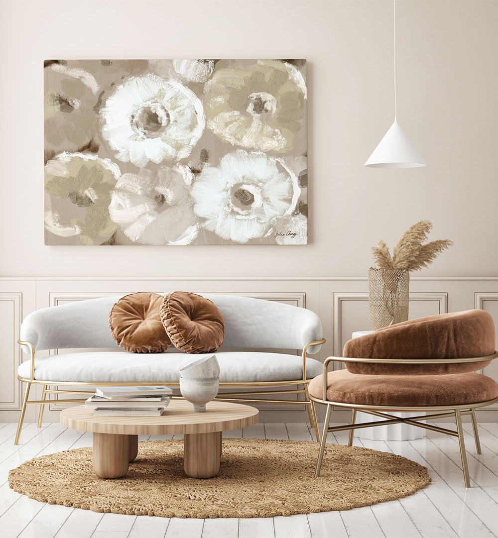 ALL OVER WHITE FLOWERS
