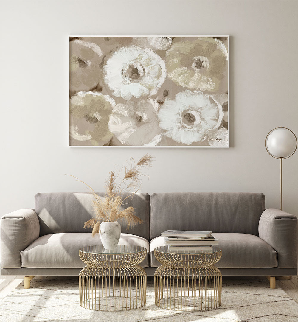 ALL OVER WHITE FLOWERS