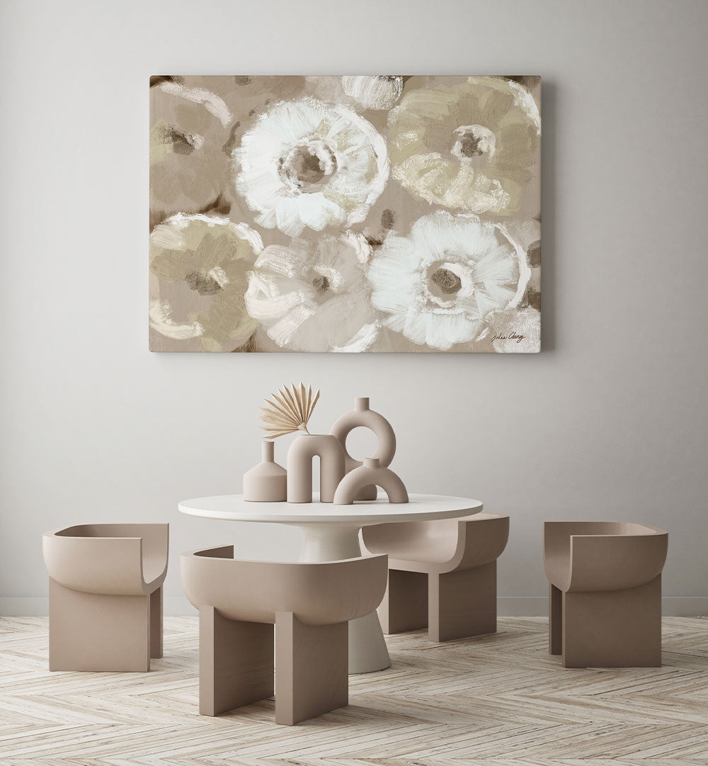 ALL OVER WHITE FLOWERS