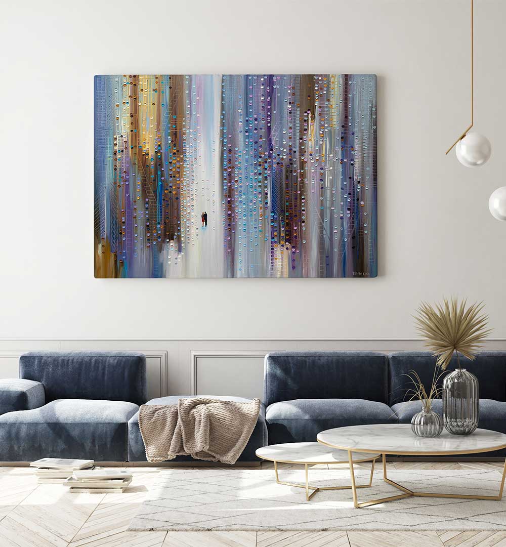 ALLURING DISTRACTION , MODERN IMPRESSIONISM PAINTINGS