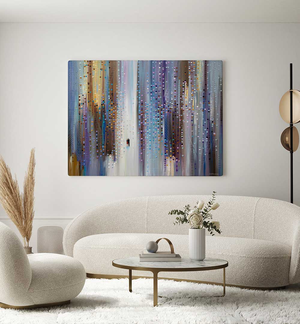 ALLURING DISTRACTION , MODERN IMPRESSIONISM PAINTINGS