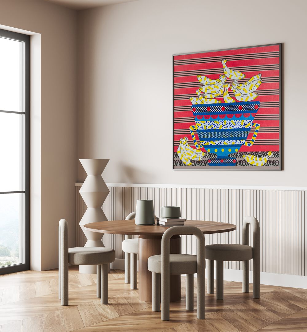 Brighten your kitchen with the AM I GOING BANANAS II , KITCHEN POSTERS, adding whimsy and cheer to your space.