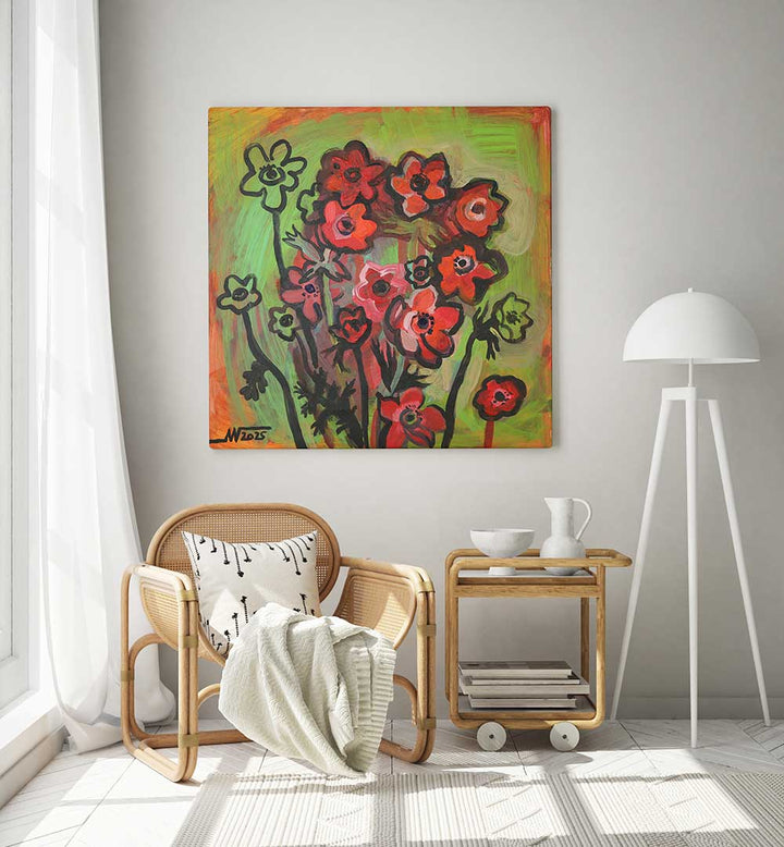 ANEMONES , RETRO ART