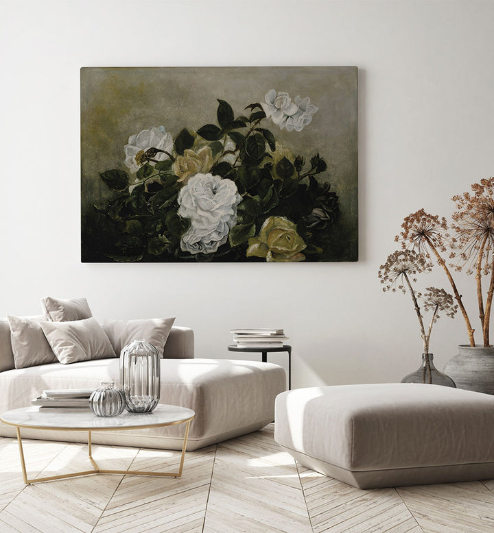 ANTIQUE FLORAL STILL LIFE, VINTAGE FLORAL