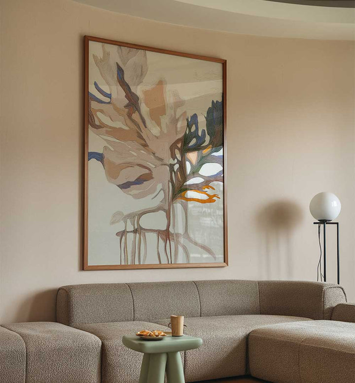 APRIL FLOWERS II , ABSTRACT PAINTINGS