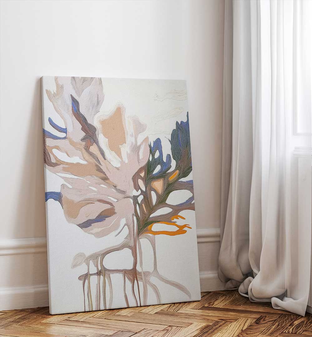 APRIL FLOWERS II , ABSTRACT PAINTINGS