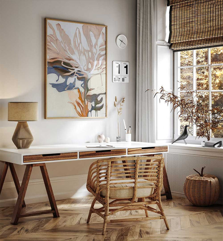 APRIL FLOWERS III , ABSTRACT PAINTINGS