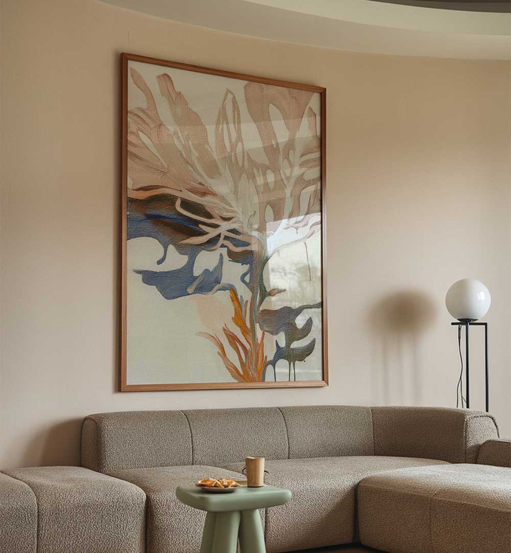 APRIL FLOWERS III , ABSTRACT PAINTINGS