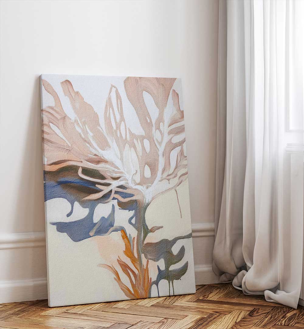 APRIL FLOWERS III , ABSTRACT PAINTINGS