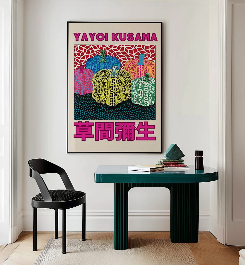 ART PRINT BY YAYOI KUSAMA, JAPANESE VINTAGE PAINTINGS