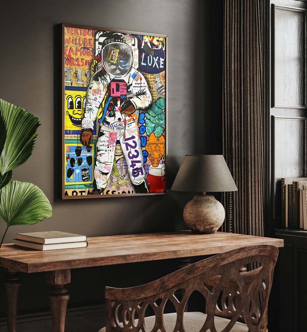 ASTRONAUT X ,  POP ART PAINTINGS, POP ART PRINTS