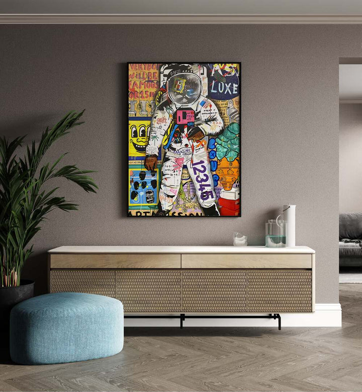 ASTRONAUT X ,  POP ART PAINTINGS, POP ART PRINTS