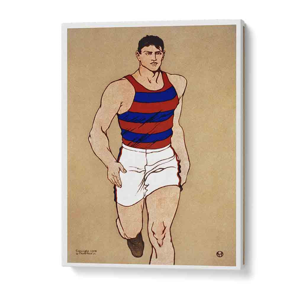 Athlete (Ca. 1908) Edward Penfield art painting Artwork in Gallery Wrap