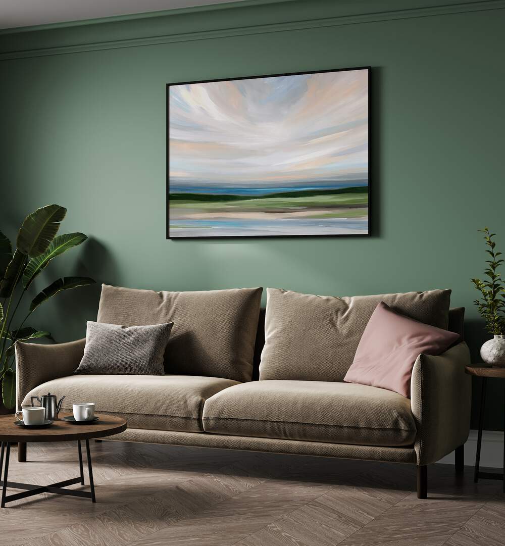 Brighten your space with AT SUNRISE, ABSTRACT PAINTINGS, capturing the enchanting beauty of morning light.