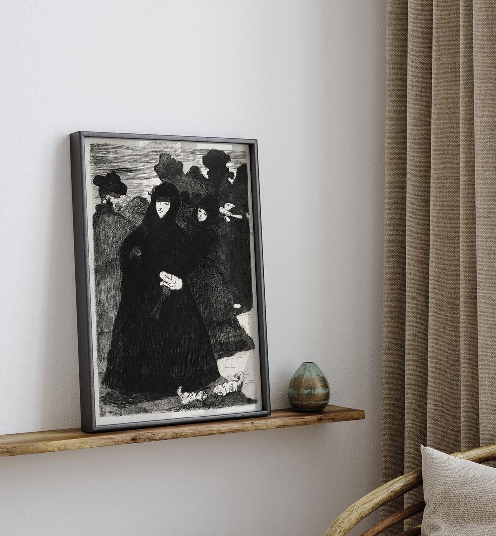 AT THE PRADO II  , VINTAGE PAINTINGS