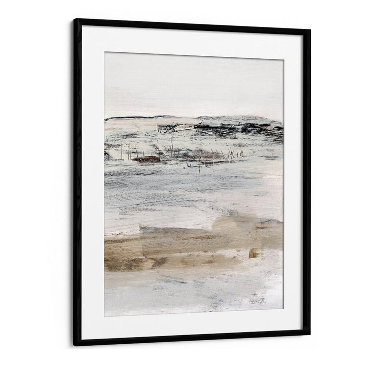 August II By Dan Hob day Abstract Art Artwork in Black Frame With Mount
