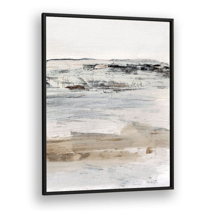 August II By Dan Hob day Abstract Art Artwork in Black Plain Frame