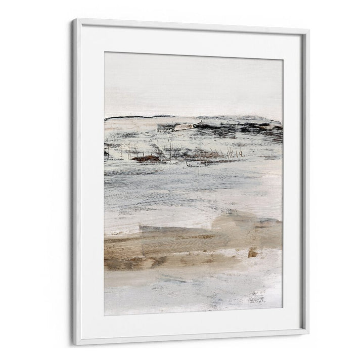 August II  By Dan Hob day Abstract Art Artwork  in White frame With Mount