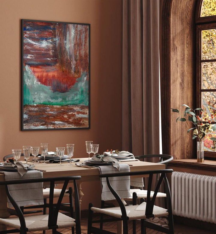 Stunning AUTUMN ABSTRACT LANDSCAPE II, ABSTRACT PAINTINGS bring warmth and vibrancy to your living space.