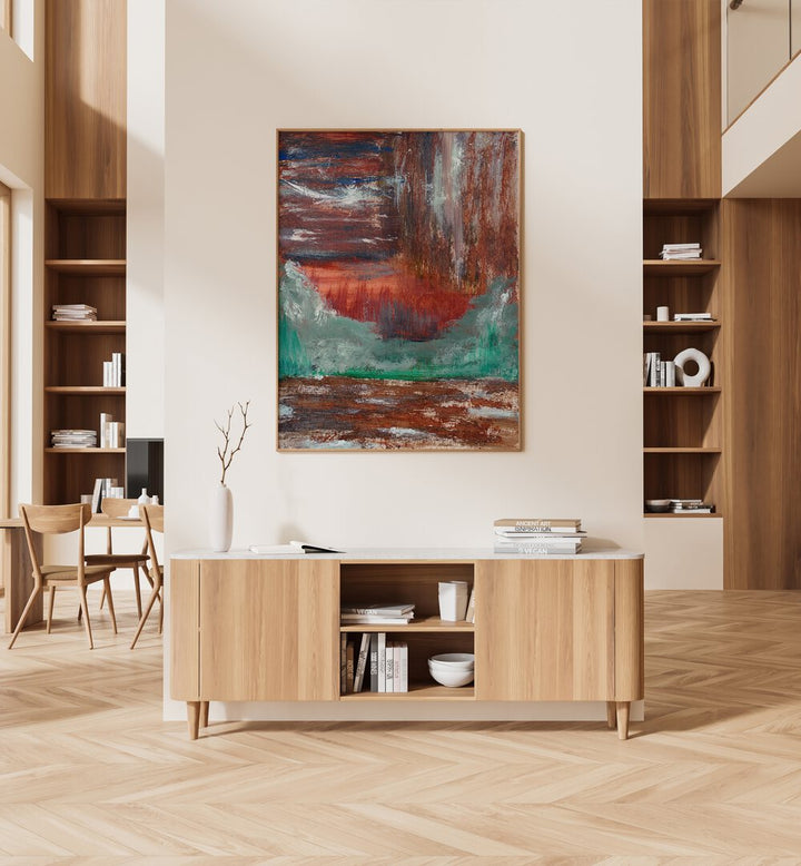Elevate your space with AUTUMN ABSTRACT LANDSCAPE II, a captivating piece in our ABSTRACT PAINTINGS collection.