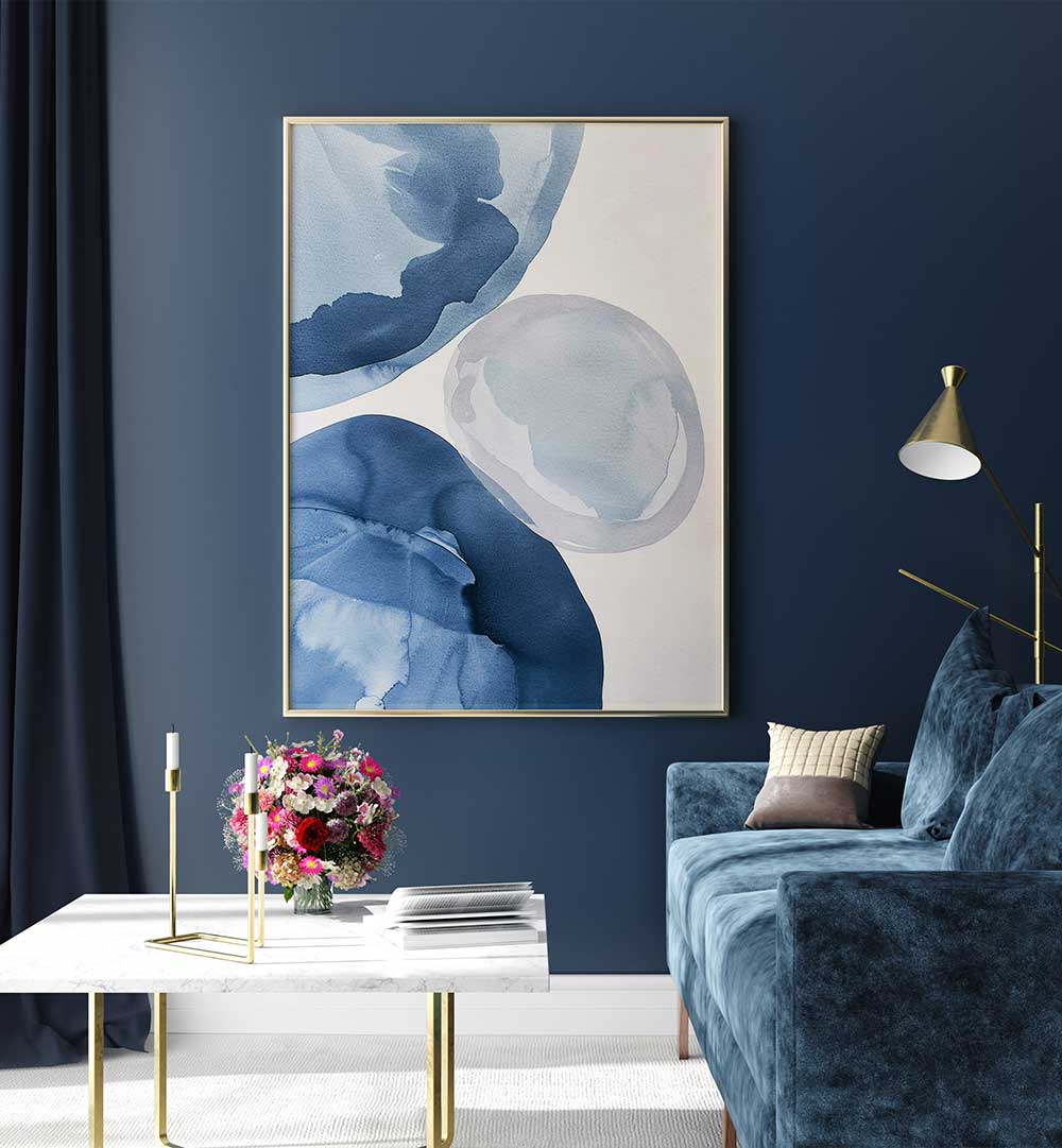 AZURE WHISPERS , ABSTRACT PAINTINGS