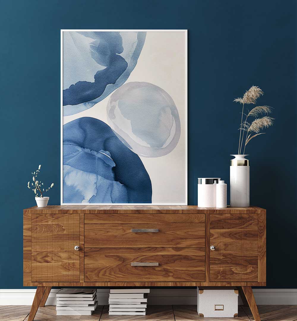 AZURE WHISPERS , ABSTRACT PAINTINGS