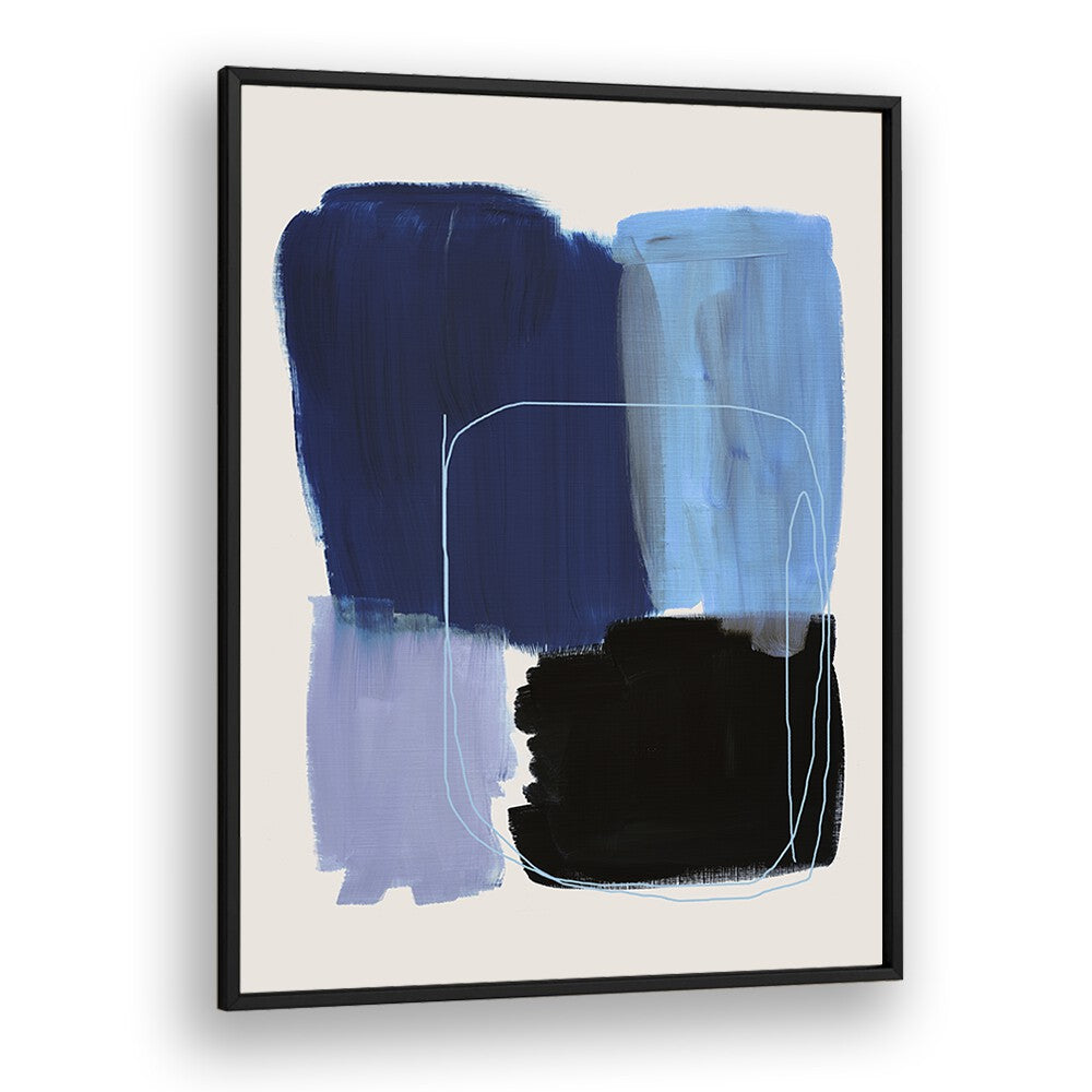 Abstract Blue Essence By Mareike Bohmer Abstract Art Abstract Paintings in Black Plain Frame