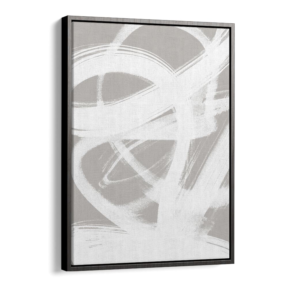 Abstract Brush Strokes IV By Mareike Bohmer Abstract Art Abstract Paintings in Black Floater Frame