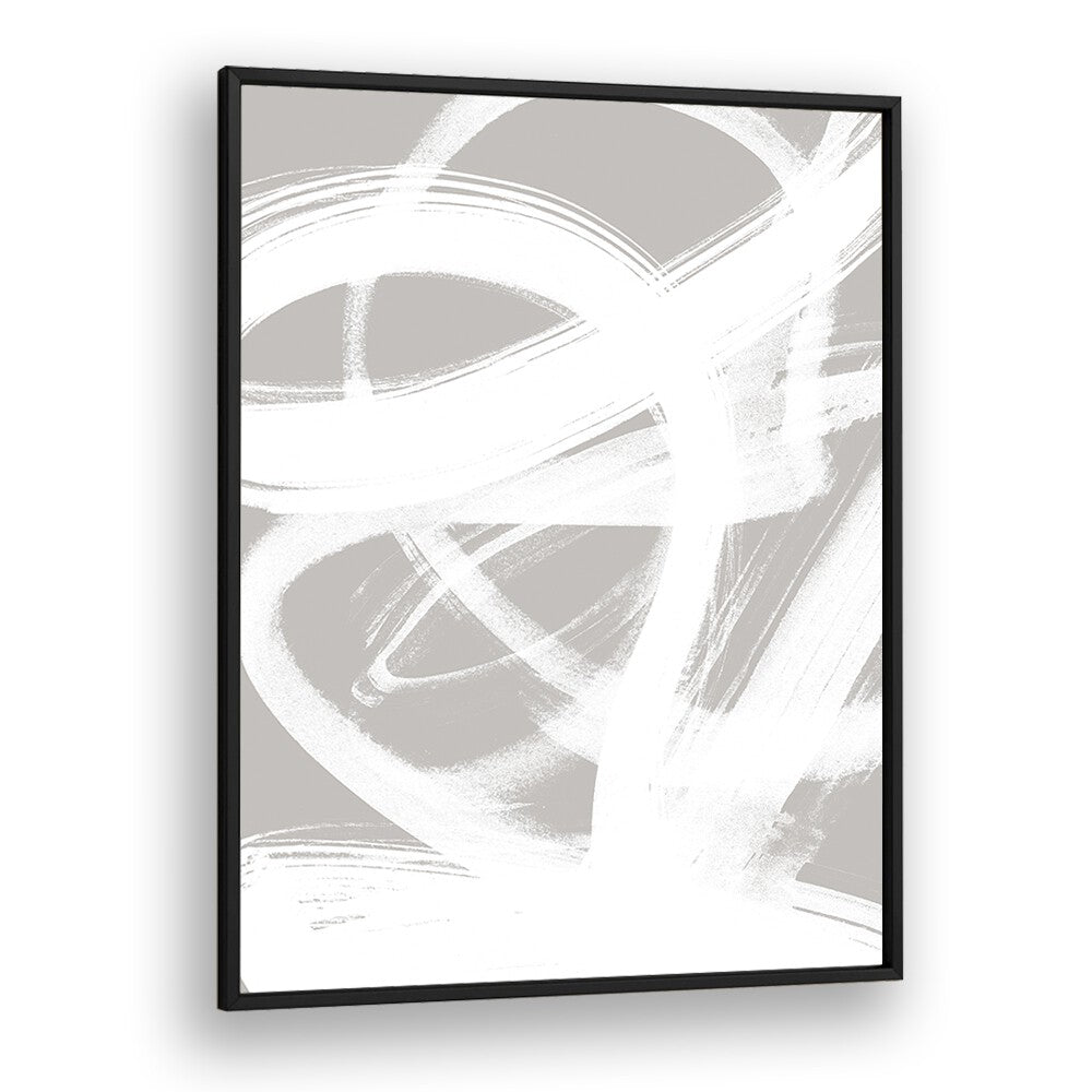 Abstract Brush Strokes IV By Mareike Bohmer Abstract Art Abstract Paintings in Black Plain Frame