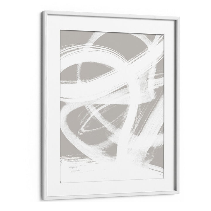 Abstract Brush Strokes IV By Mareike Bohmer Abstract Art Abstract Paintings in White Frame With Mount