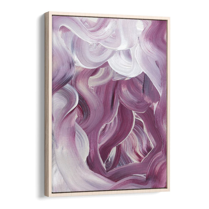 Abstract Confusion ii by Uplus Me Studio Abstract Art Abstract Paintings in Oak Wood Floater Frame