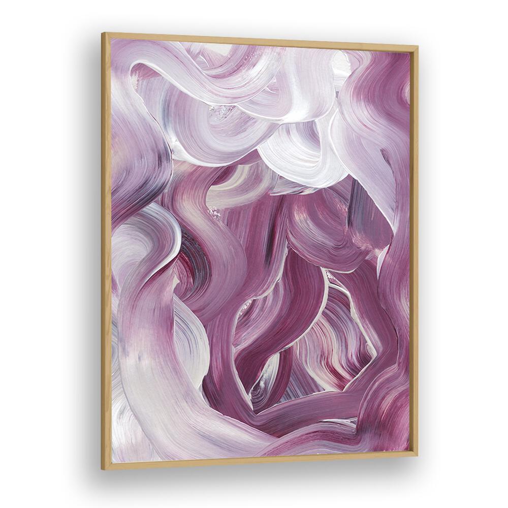 Abstract Confusion ii by Uplus Me Studio Abstract Art Abstract Paintings in Oak Wood Plain Frame