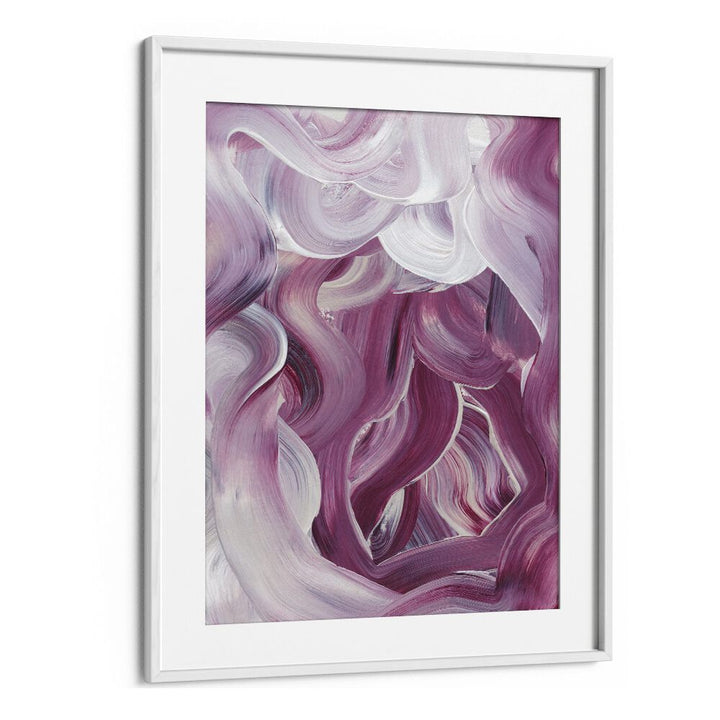 Abstract Confusion ii by Uplus Me Studio Abstract Art Abstract Paintings in White Frame With Mount