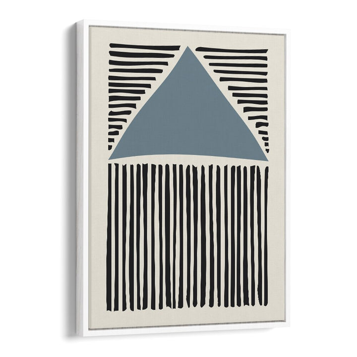 Abstract Lines Pattern Abstract Paintings Abstract Art Prints in White Floater Frame