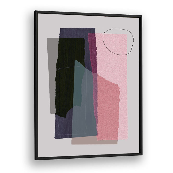 Abstract Pieces In Line By Mareike Bohmer Abstract Art Abstract Paintings in Black Plain Frame