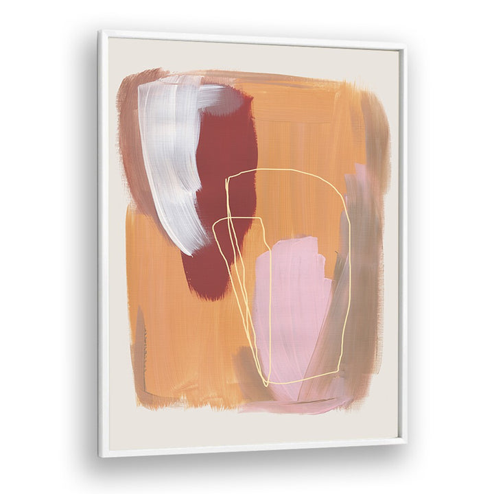 Abstract Radiant Brush Strokes By Mareike Bohmer Abstract Art Abstract Paintings in White Plain Frame