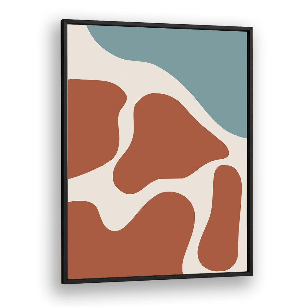 Abstract Steak By Little Dean Abstract Art Abstract Paintings in Black Plain Frame