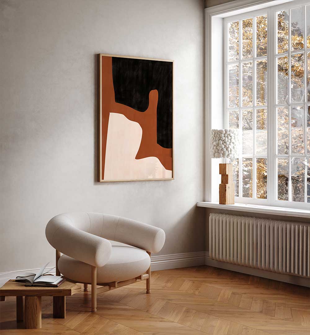 ABSTRACT POLY SHAPES III , ABSTRACT PAINTINGS
