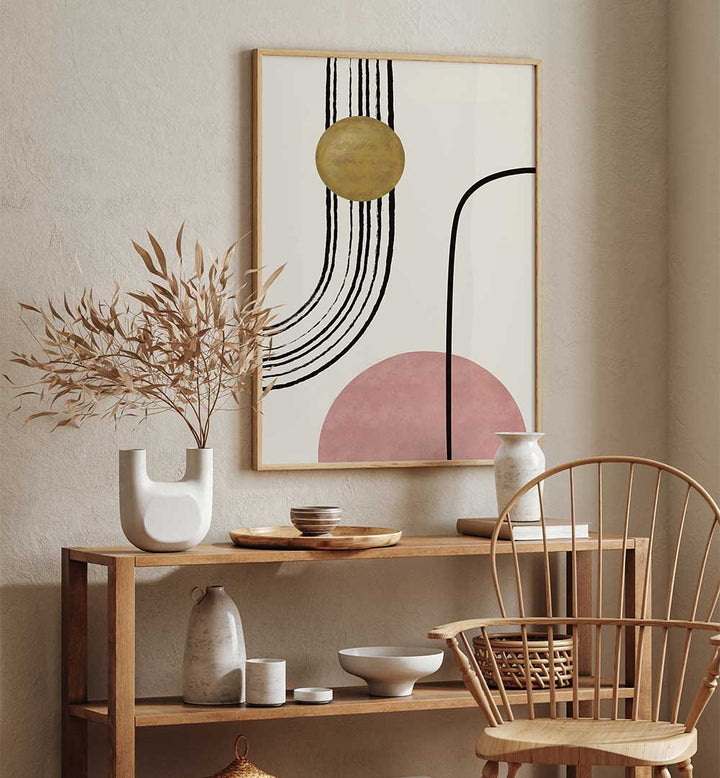 ABSTRACT SHAPES & LINES II , GEOMETRIC ART PRINTS