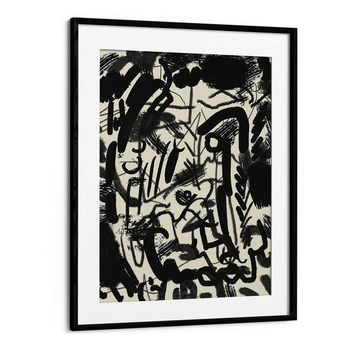 Abstraction With Inks By Little Dean Abstract Art Abstract Paintings in Black Frame With Mount