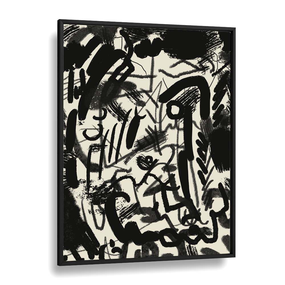 Abstraction With Inks By Little Dean Abstract Art Abstract Paintings in Black Plain Frame