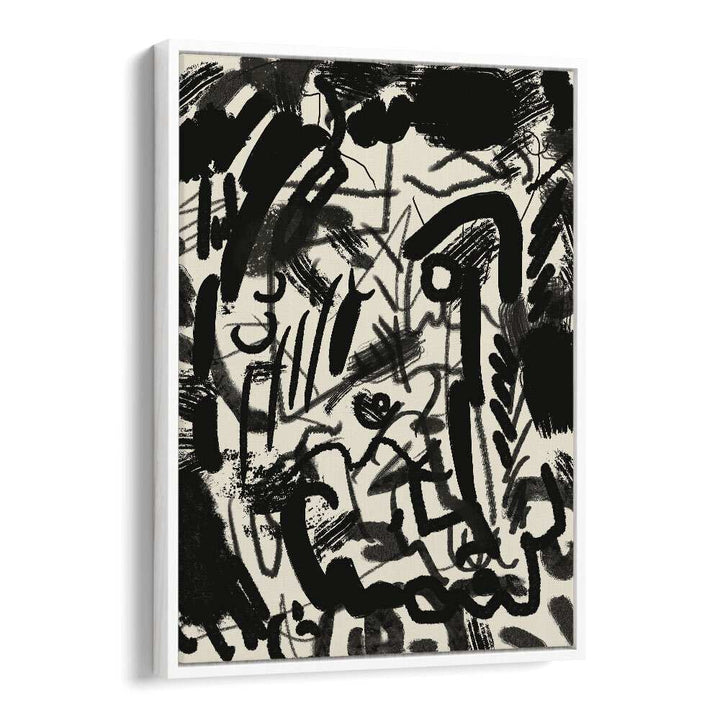 Abstraction With Inks By Little Dean Abstract Art Abstract Paintings in White Floater Frame