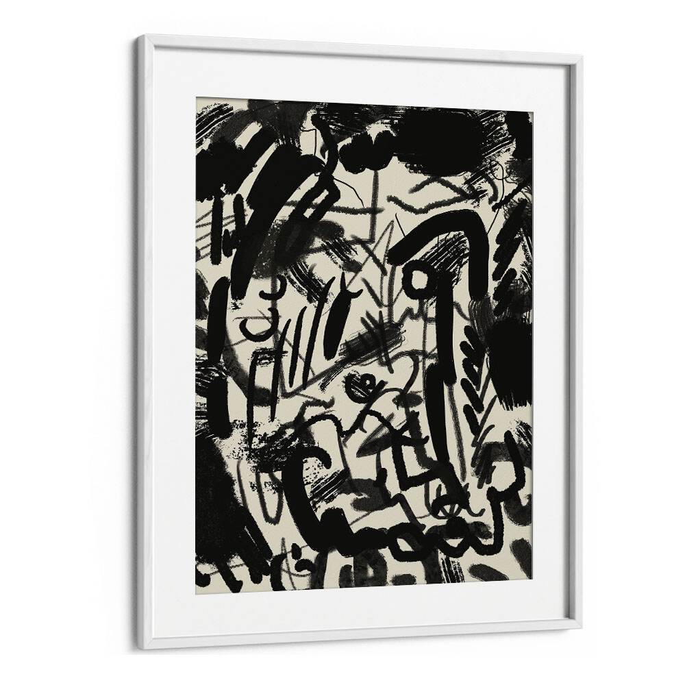 Abstraction With Inks By Little Dean Abstract Art Abstract Paintings in White Frame With Mount