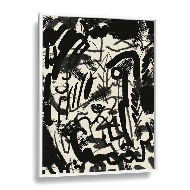 Abstraction With Inks By Little Dean Abstract Art Abstract Paintings in White Plain Frame